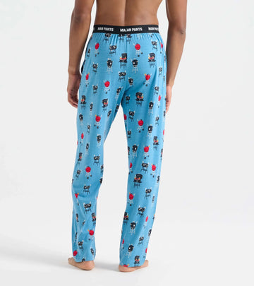 Little Blue House Flaming BBQS Man Pants